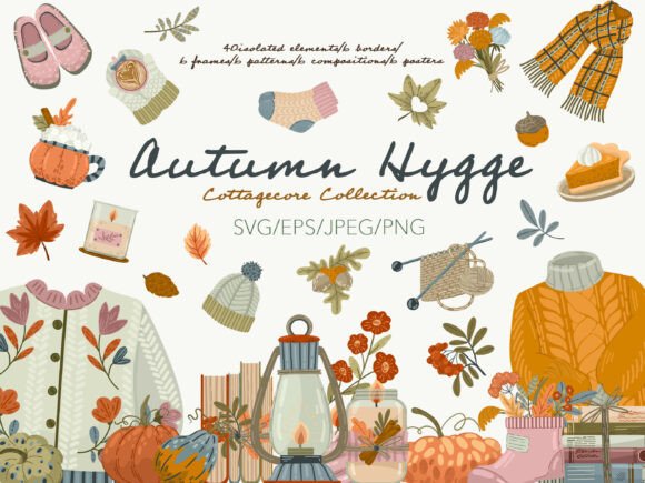 Autumn Hygge Cottagecore Collection: Elevating Creative Projects with Cozy Aesthetics