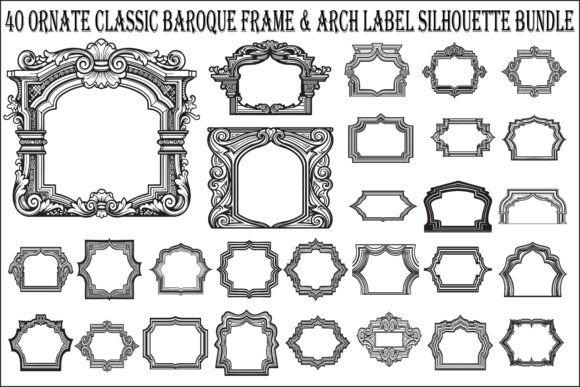 Classic Baroque Arch Label Bundle: A Practical Asset for Vintage-Inspired Design