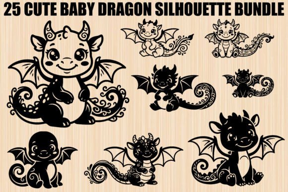 Cute Baby Dragon SVG Bundle: Elevating Modern Digital Craftsmanship