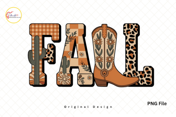Elevating Autumn Aesthetics with Western Fall PNG Designs