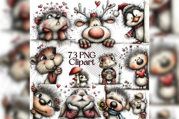 Embracing the Magic of Whimsical Watercolor Reindeer Clipart for Festive Design