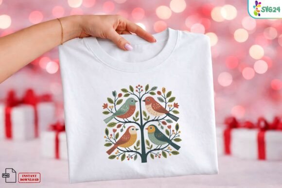 Exploring the Appeal of Folk Art Birds Tree Nature PNG for Creative Projects