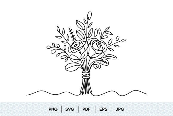 Floral Bouquet Line Art SVG: A Designer’s Guide