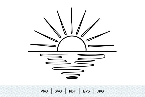 Integrating Minimalist Sunrise One Line SVG Into Your Creative and Business Workflows