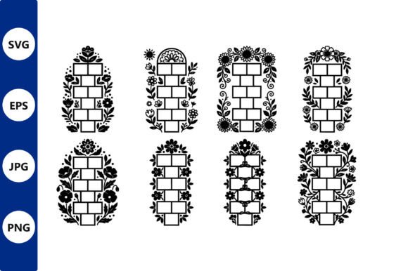 Integrating the Floral Brick Arch Vector Art Set into Your Creative Workflow