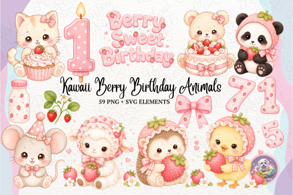 Kawaii Berry Birthday Animals Guide
