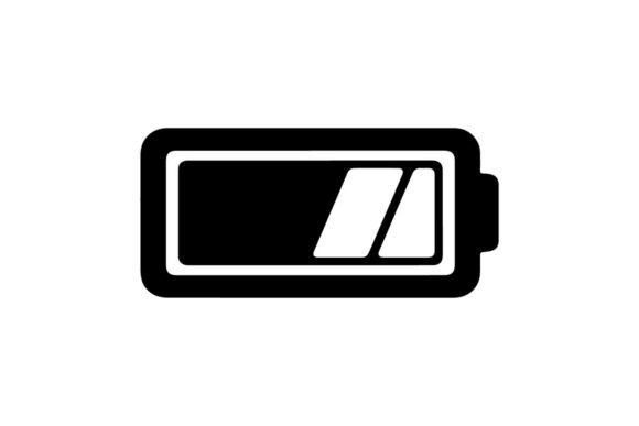 Minimalist Black Smartphone Icon with Bl