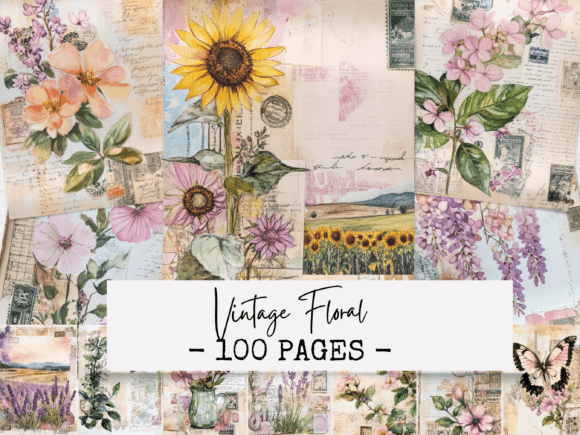 Reviving Analog Creativity: The Strategic Value of Vintage Floral Junk Journal Papers in a Digital Age