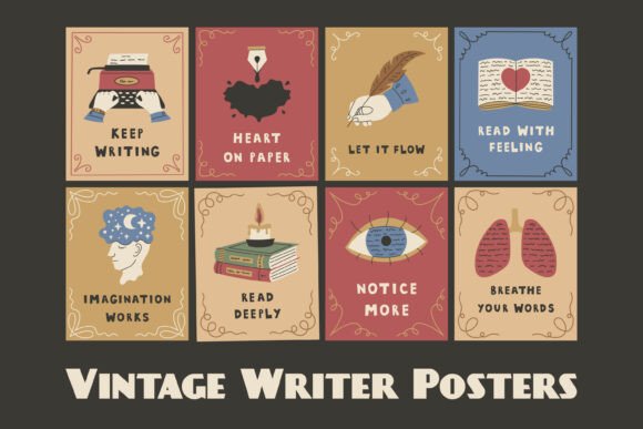 Reviving the Literary Aesthetic: How Vintage Writer Quote Posters Elevate Creative Spaces