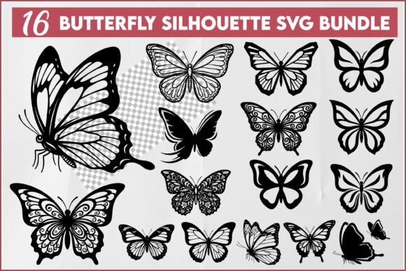 Unlocking Creative Potential with the Butterfly Silhouette SVG Bundle Set